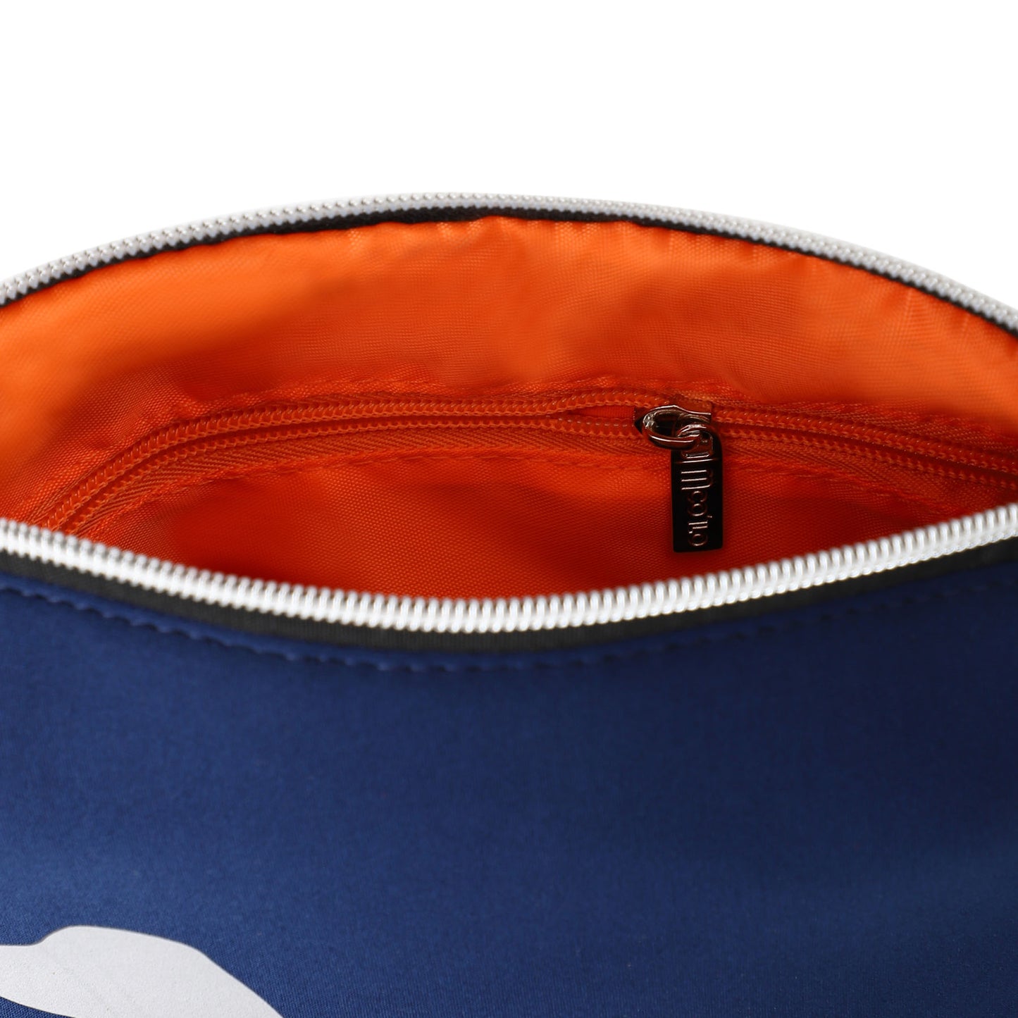 Taschen / Neopren-Umhängetasche Cleo - Dackel Navy-Silber