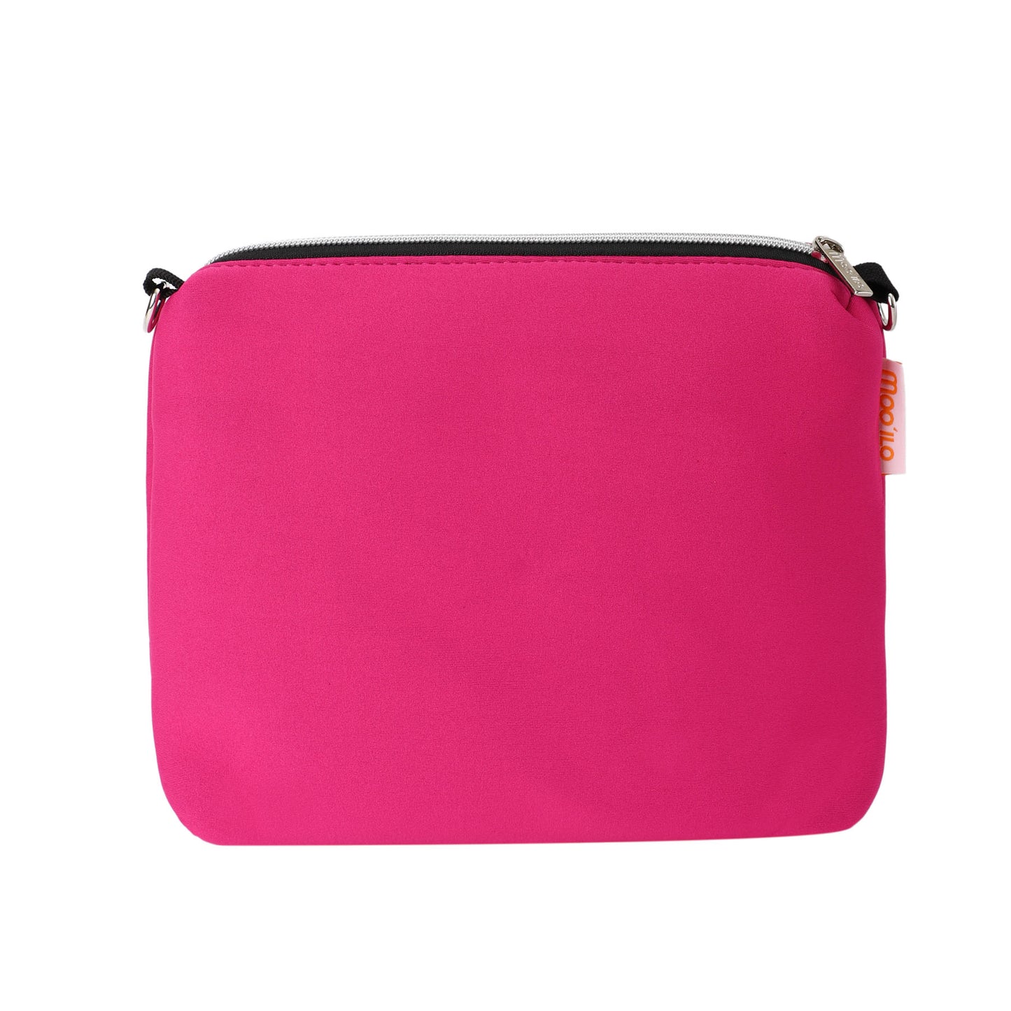 Taschen / Neopren-Umhängetasche Cleo - Dackel Pink-Silber