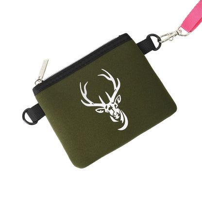 Taschen / Neopren-Umhängetasche Cleo - Hirsch Khaki-Silber