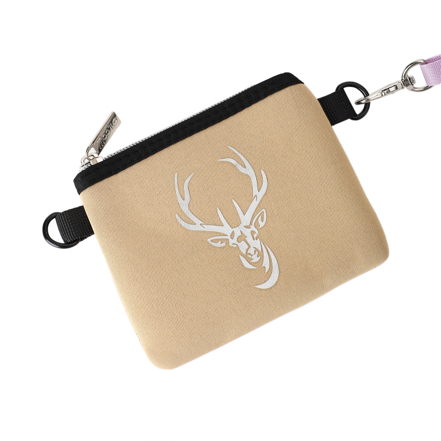 Taschen / Neopren-Umhängetasche Cleo - Hirsch Beige-Silber