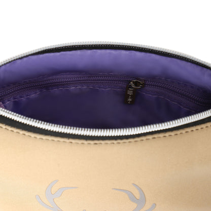Taschen / Neopren-Umhängetasche Cleo - Hirsch Beige-Silber