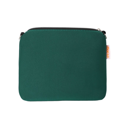 Taschen / Neopren-Umhängetasche Cleo - Hirsch Dunkelgrün-Gold