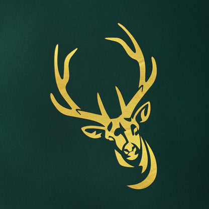 Taschen / Neopren-Umhängetasche Cleo - Hirsch Dunkelgrün-Gold