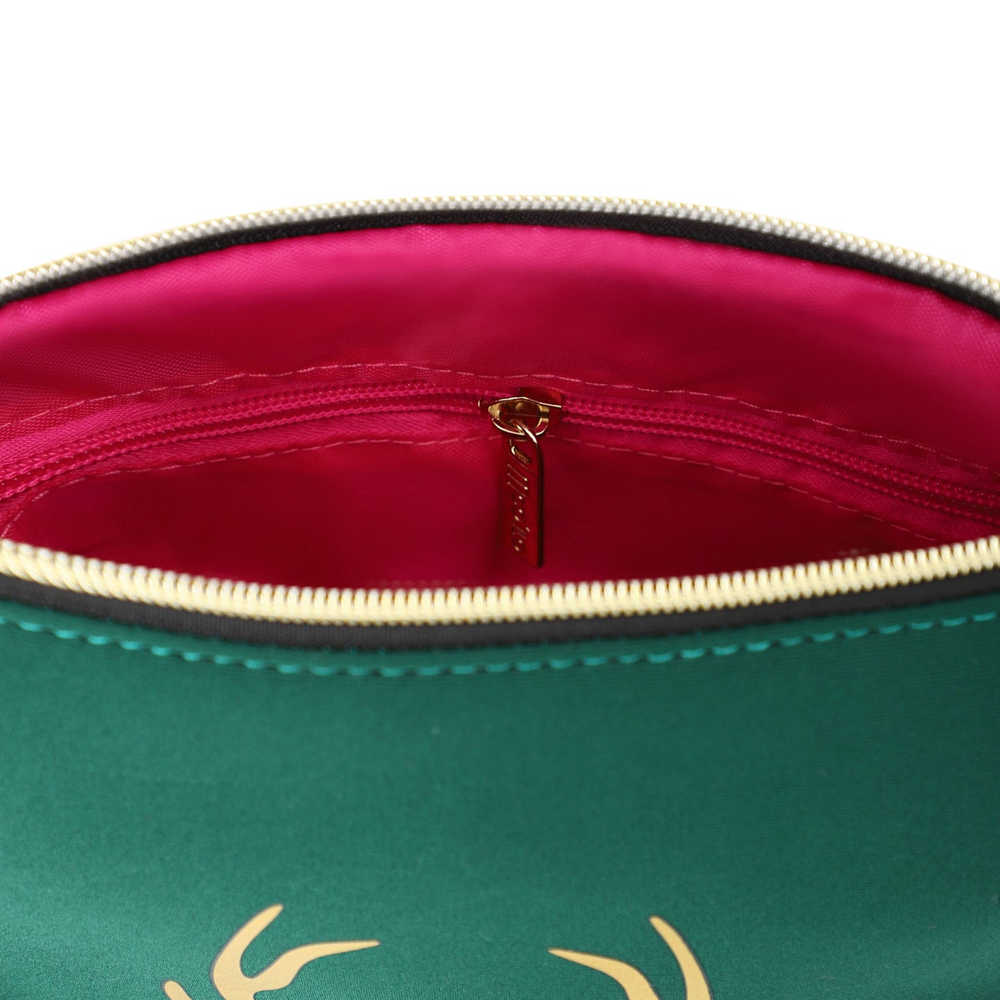 Taschen / Neopren-Umhängetasche Cleo - Hirsch Dunkelgrün-Gold