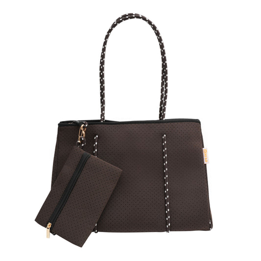 Taschen / Neopren-Shopper Lilly - Dunkelbraun