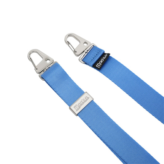 Accessoires / Taschengurt - Hellblau - Silber