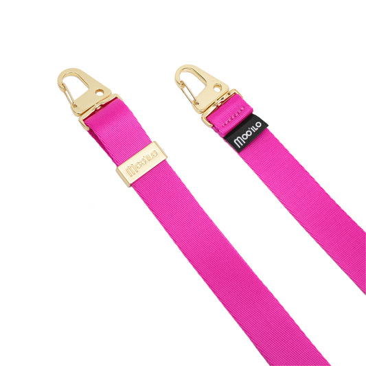 Accessoires / Taschengurt - Pink - Gold