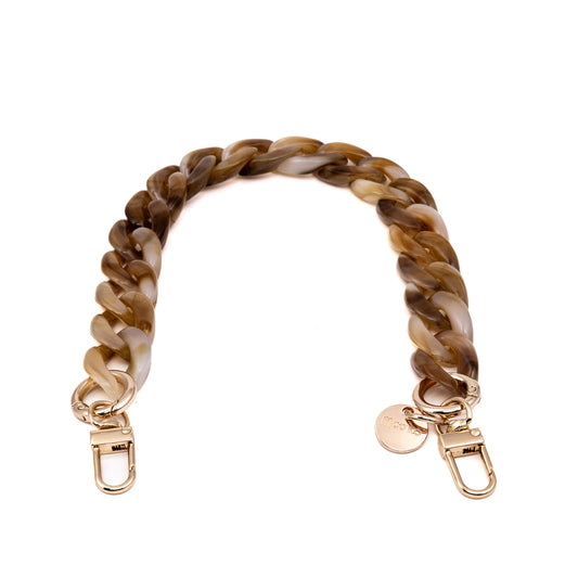 Accessoires / Handy- & Taschenkette Ankerkette - Braun - 3er Set kurz