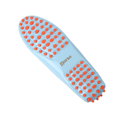 Schuhe / Moccasins - Hellblau