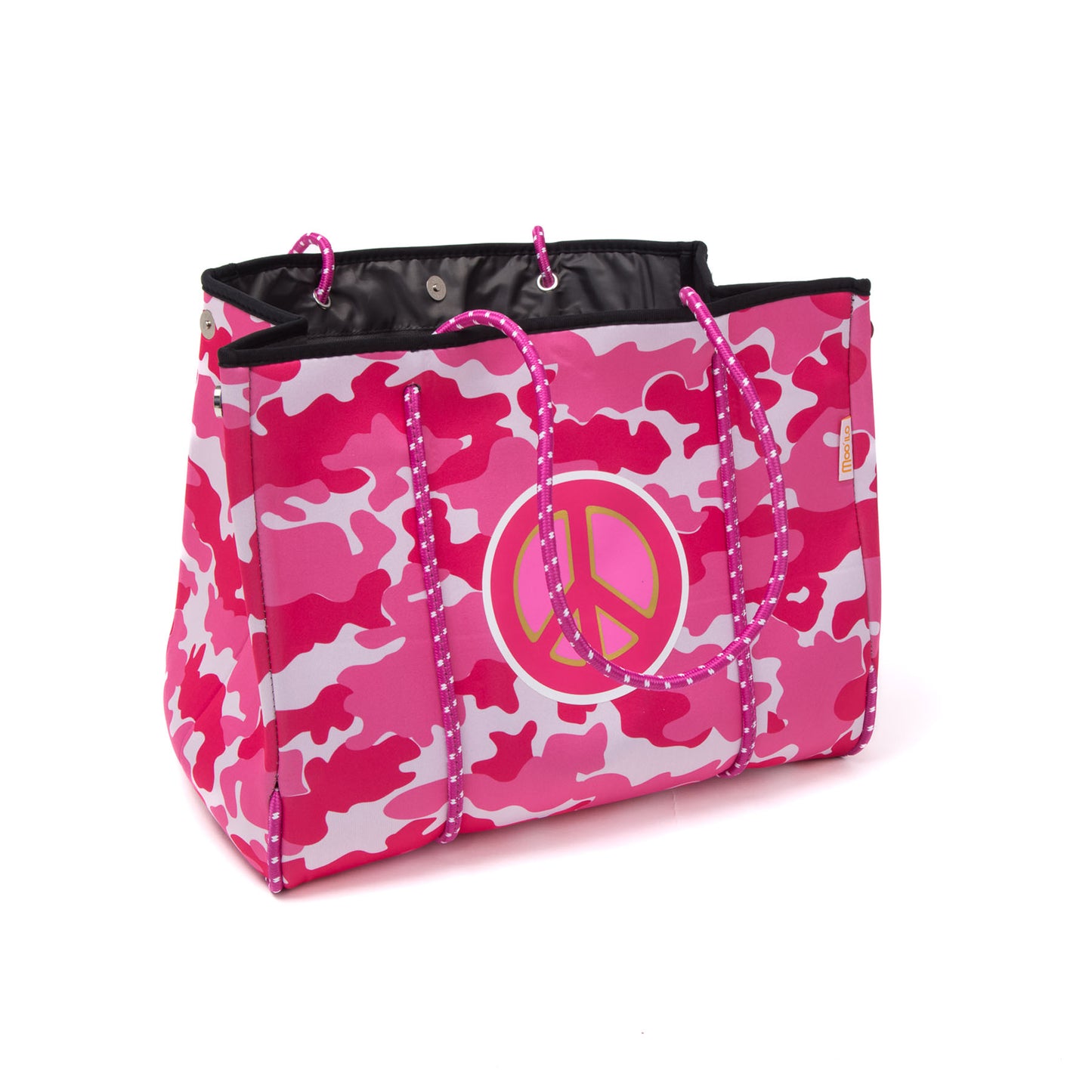 Taschen / Neopren-Shopper Xara - Camouflage - Pink