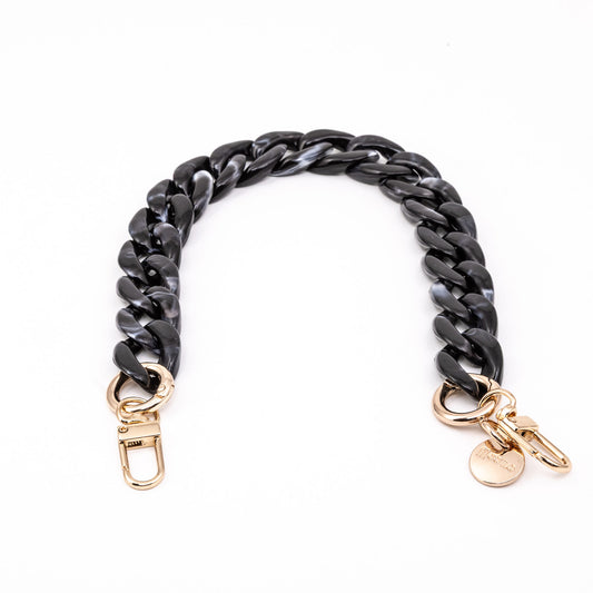 Accessoires / Handy- & Taschenkette Ankerkette - Schwarz - 3er Set kurz