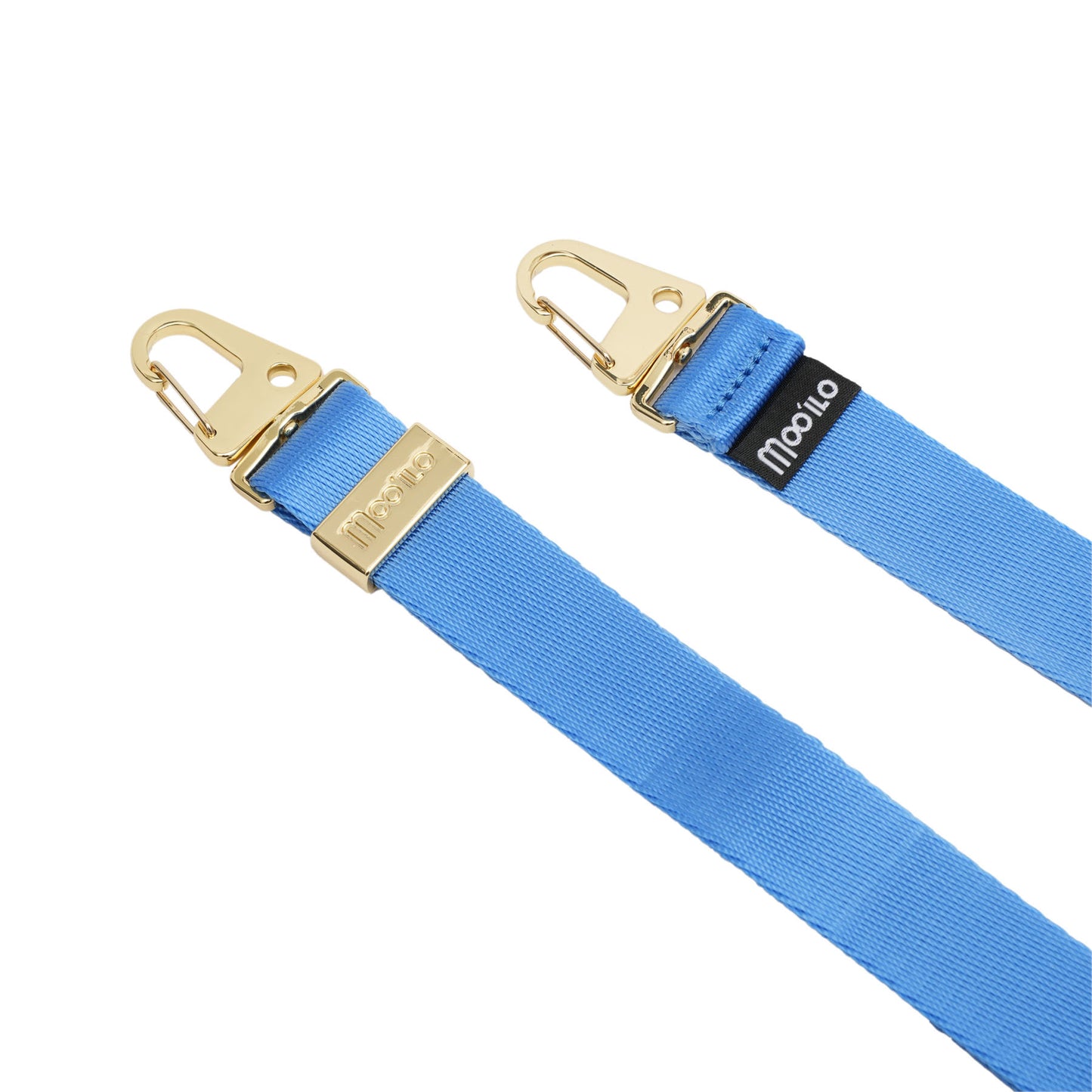 Accessoires / Taschengurt - Hellblau - Gold