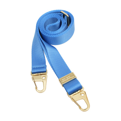 Accessoires / Taschengurt - Hellblau - Gold