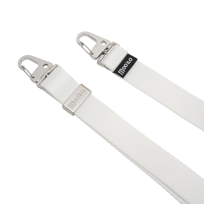 Accessoires / Taschengurt - Weiß - Silber