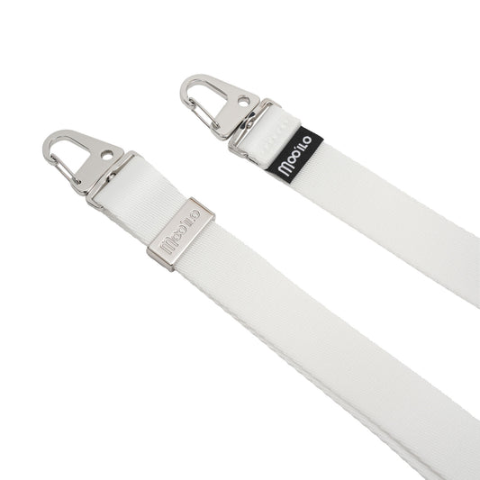 Accessoires / Taschengurt - Weiß - Silber