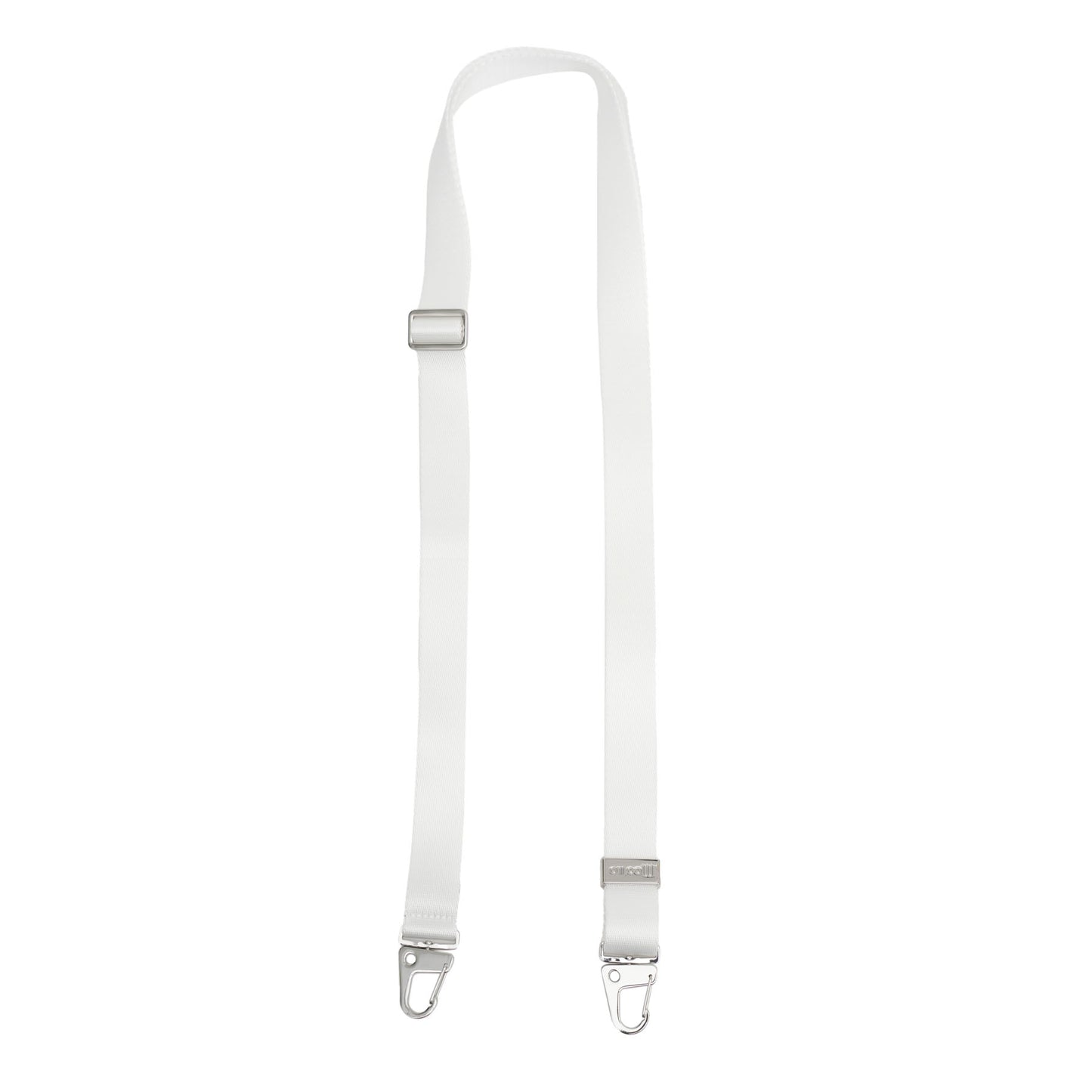 Accessoires / Taschengurt - Weiß - Silber