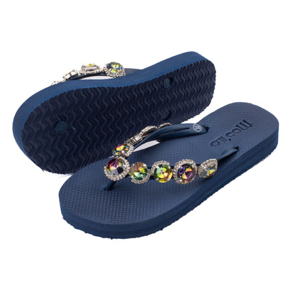 Flip-Flop / Rainbow - Navy Set B