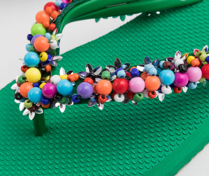 Flip-Flop / Perlina - Grün Set A