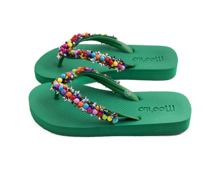 Flip-Flop / Perlina - Grün Set B