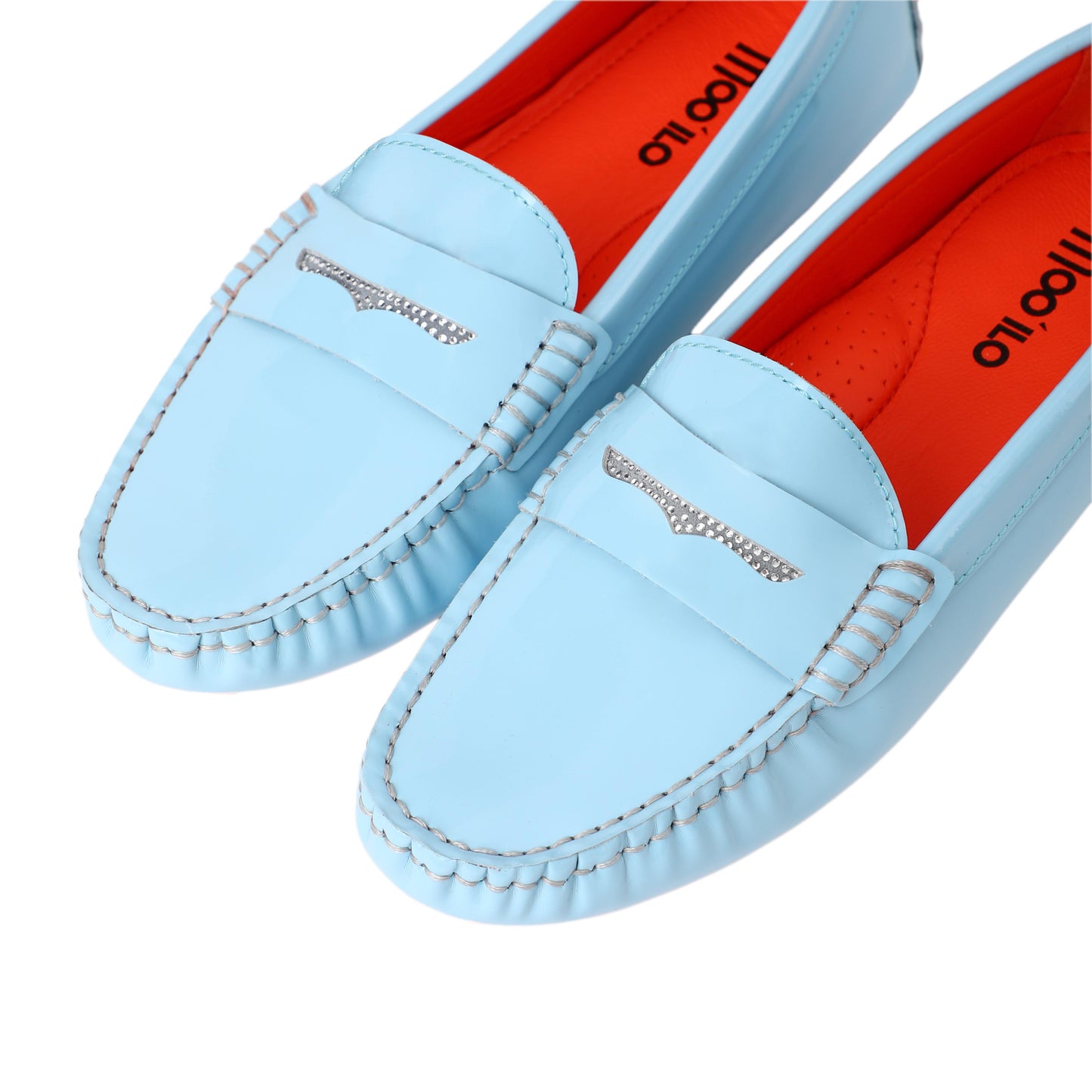 Schuhe / Moccasins - Hellblau