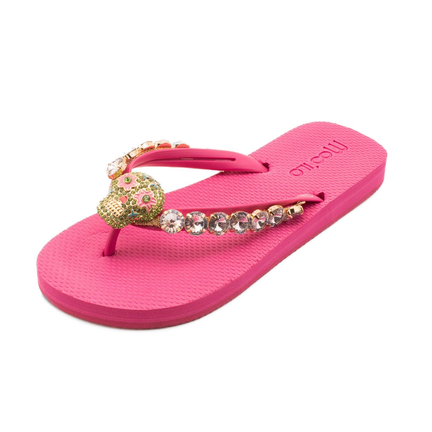 Flip-Flop / Totenkopf - Pink Set B