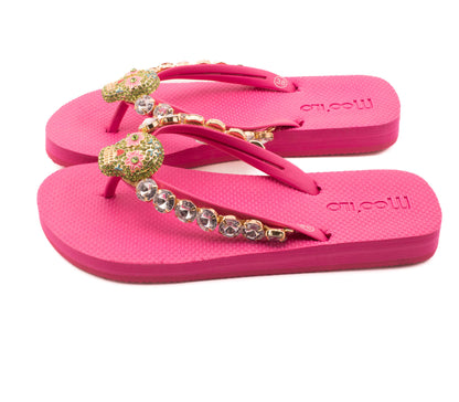 Flip-Flop / Totenkopf - Pink Set B