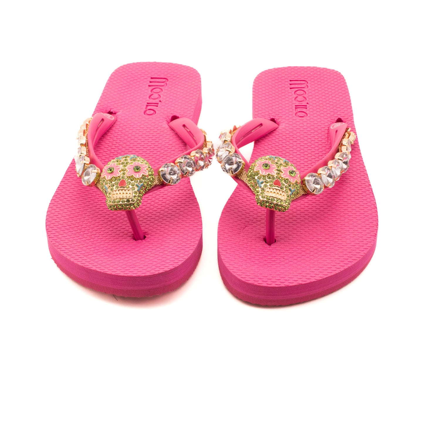 Flip-Flop / Totenkopf - Pink Set B