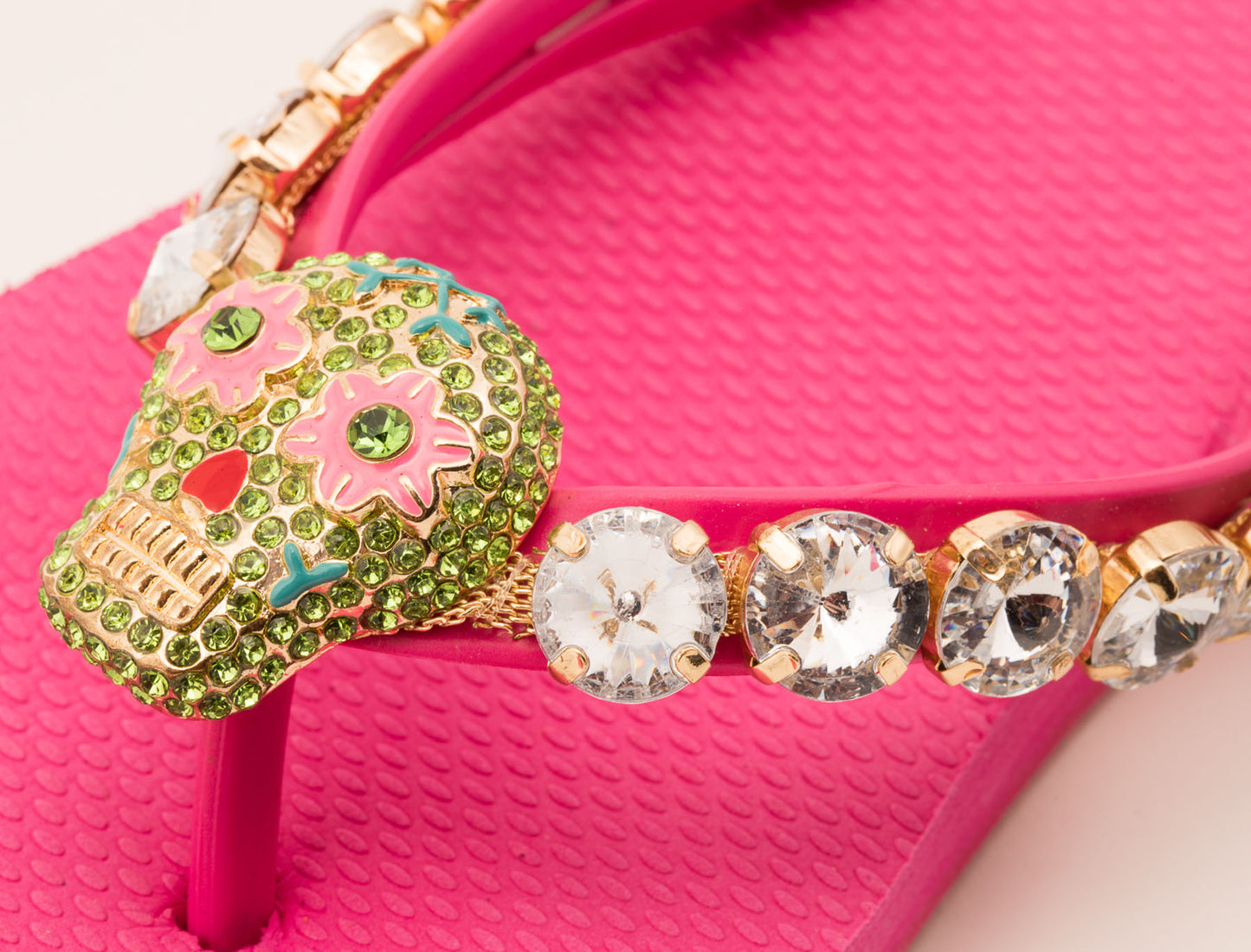 Flip-Flop / Totenkopf - Pink Set B