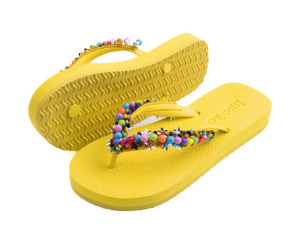 Flip-Flop / Perlina - Gelb Set B