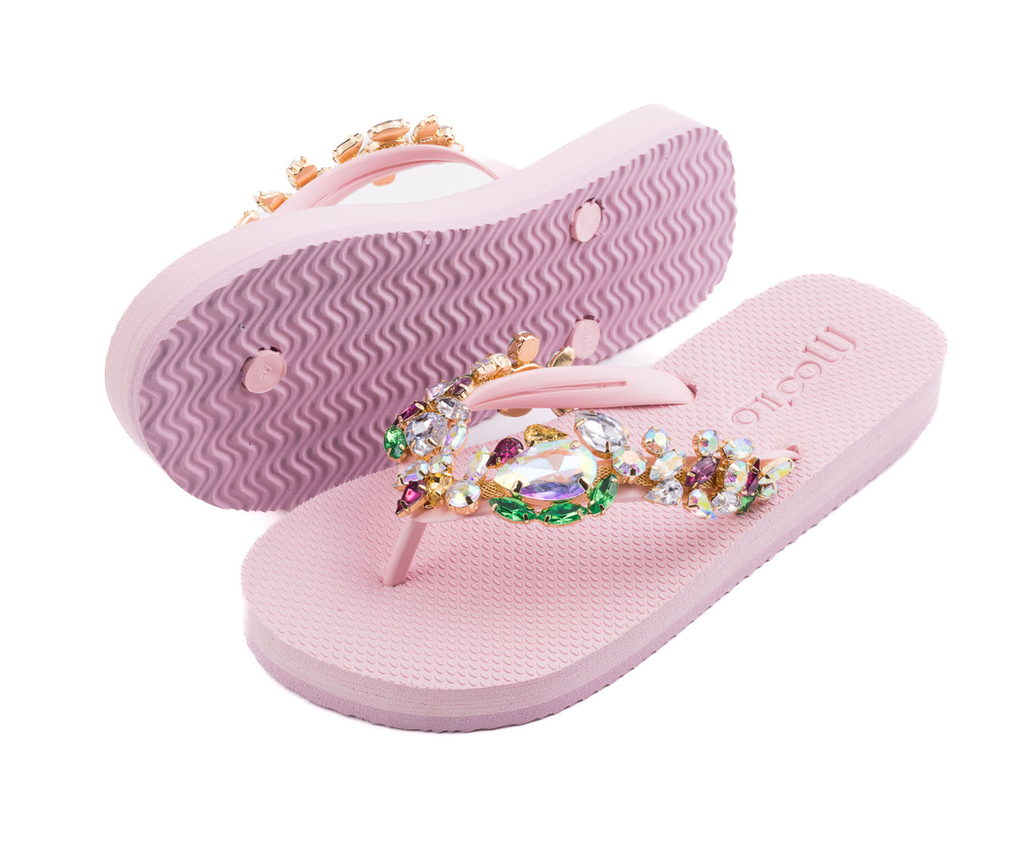 Flip-Flop / Diamant - Bunt-Rose Set A
