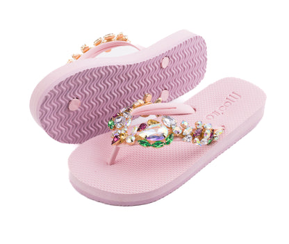 Flip-Flop / Diamant - Bunt-Rose Set A