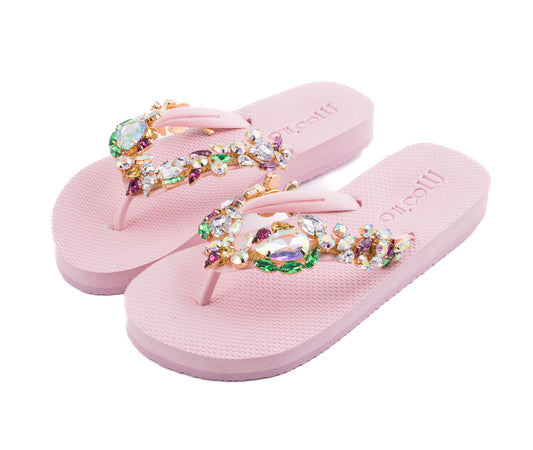 Flip-Flop / Diamant - Bunt-Rose Set B