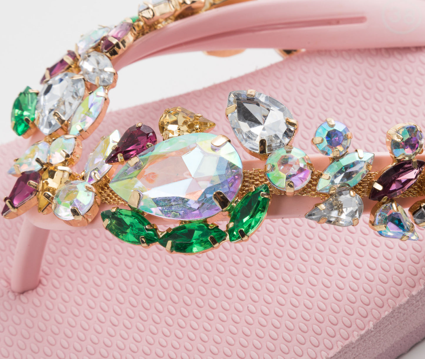 Flip-Flop / Diamant - Bunt-Rose Set B