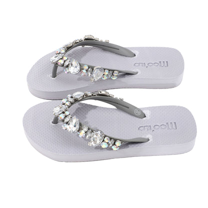 Flip-Flop / Katja - Stone-Transparent Set A