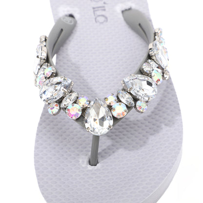 Flip-Flop / Katja - Stone-Transparent Set A