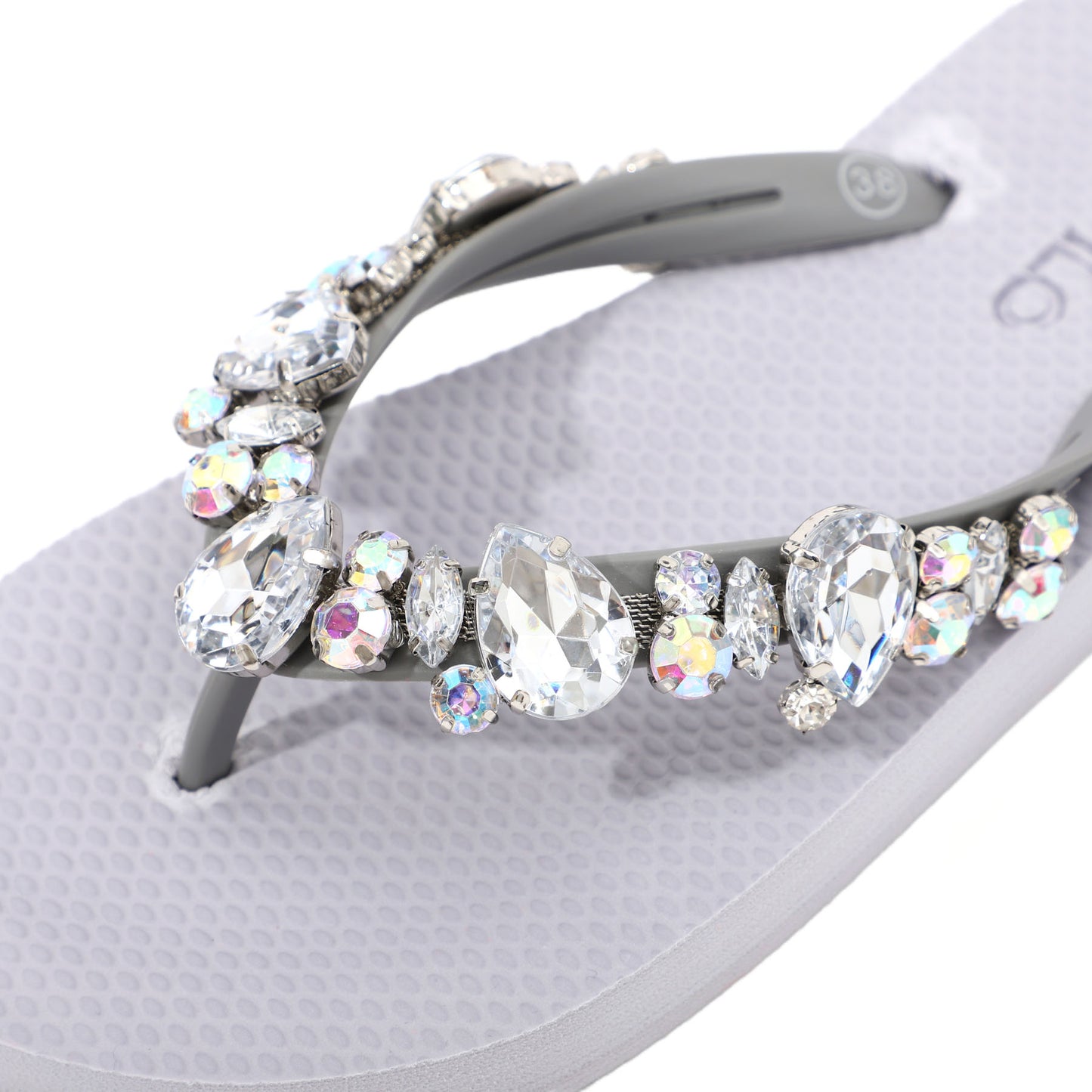 Flip-Flop / Katja - Stone-Transparent Set A