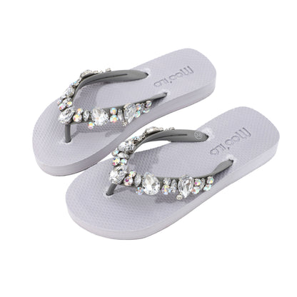 Flip-Flop / Katja - Stone-Transparent Set B