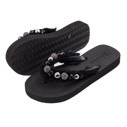 Flip-Flop / Three Pearls - Schwarz Set A