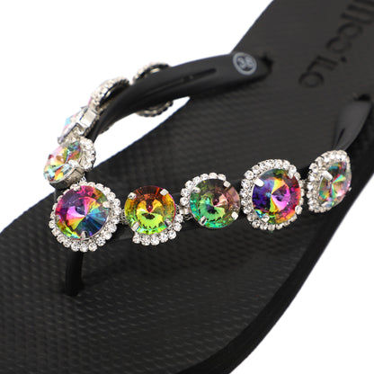 Flip-Flop / Rainbow - Schwarz Set B