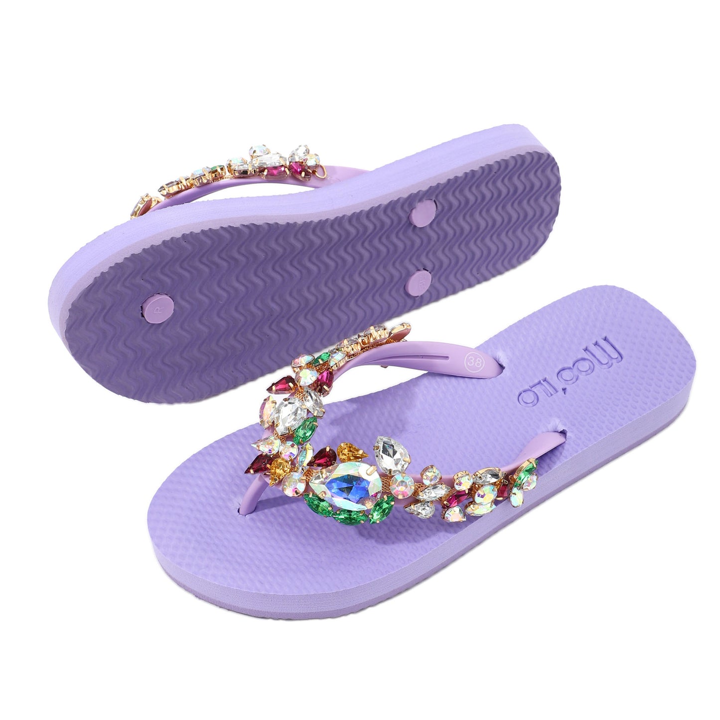 Flip-Flop / Diamant - Bunt-Flieder Set A