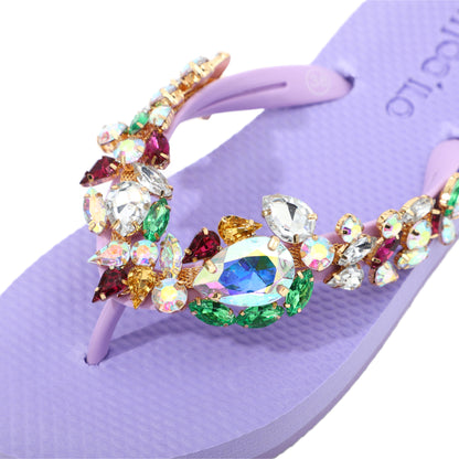 Flip-Flop / Diamant - Bunt-Flieder Set A