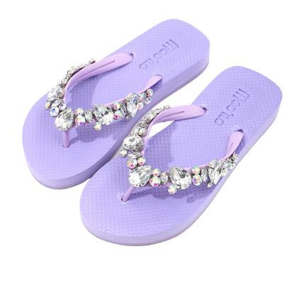 Flip-Flop / Katja - Flieder-Transparent Set B