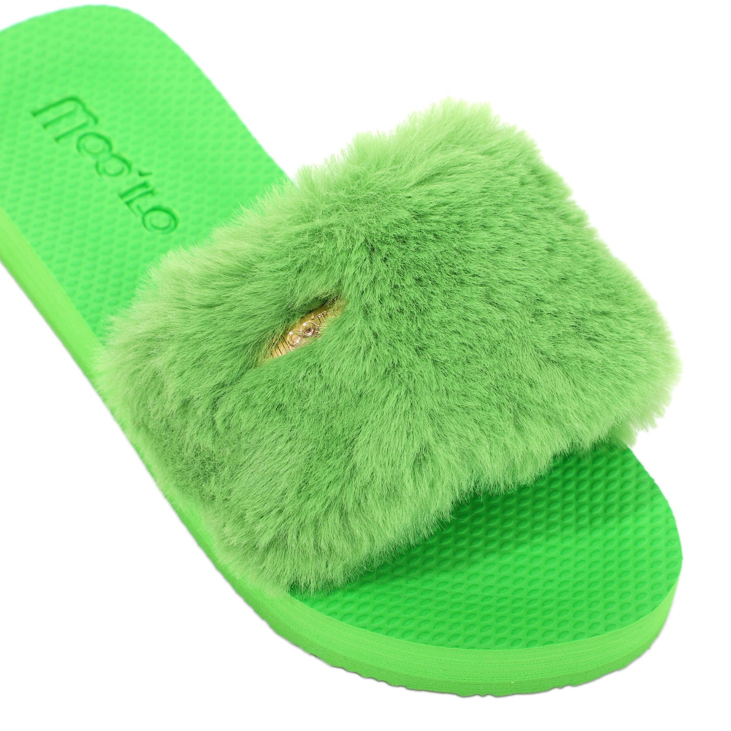 Pantolette / Teddy - Grün Set B