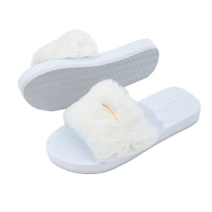 Pantolette / Teddy - Weiß Set B