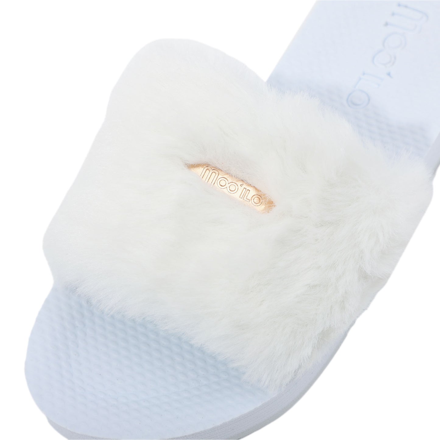 Pantolette / Teddy - Weiß Set B