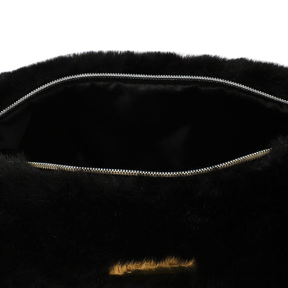 Pantolette / Teddy - Schwarz Set B