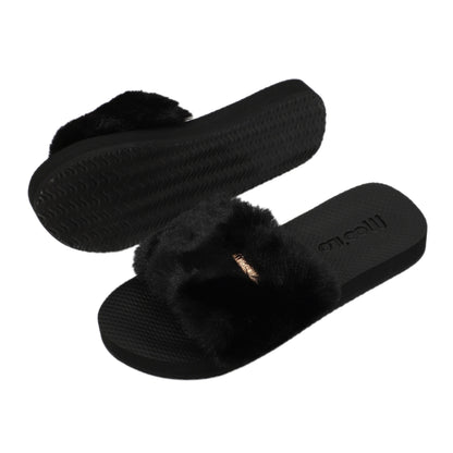 Pantolette / Teddy - Schwarz Set B