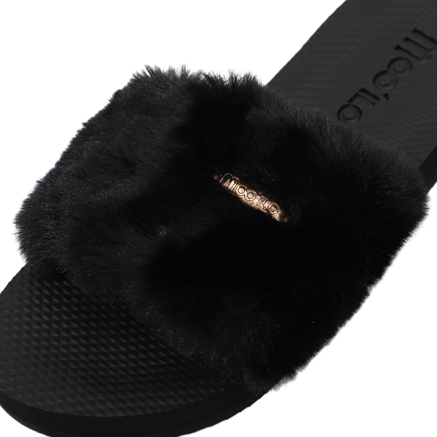 Pantolette / Teddy - Schwarz Set B