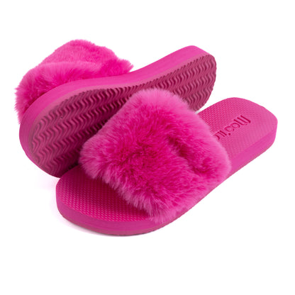 Pantolette / Teddy - Pink Set A