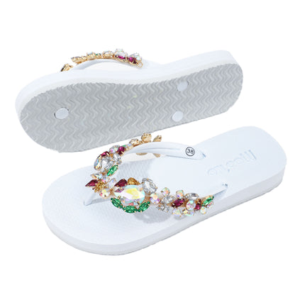 Flip-Flop / Diamant - Bunt-Weiß Set B